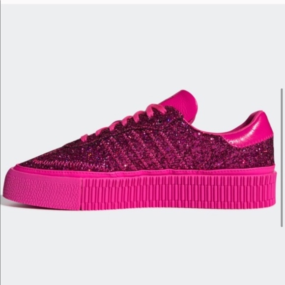 adidas | Shoes | Adidas Samba Rose Out Loud Platform Hot Pink Sz75 |  Poshmark
